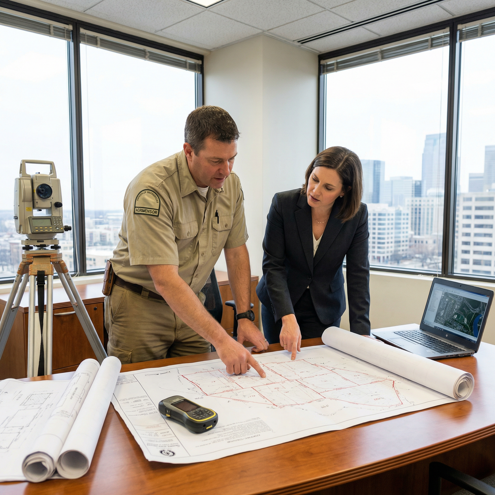 agrimensor y títulos de propiedad